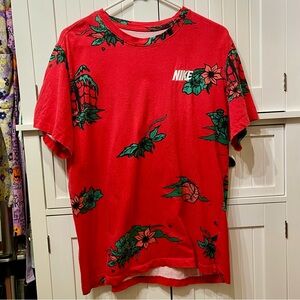 Nike Hoop Island Allover Print Basketball Floral Hawaiian T-Shirt